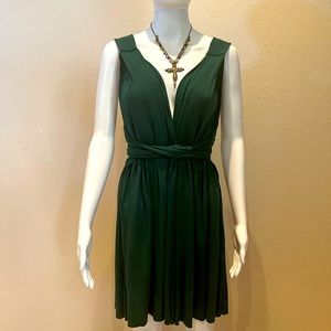 Rachel pally green wrap dress size small
